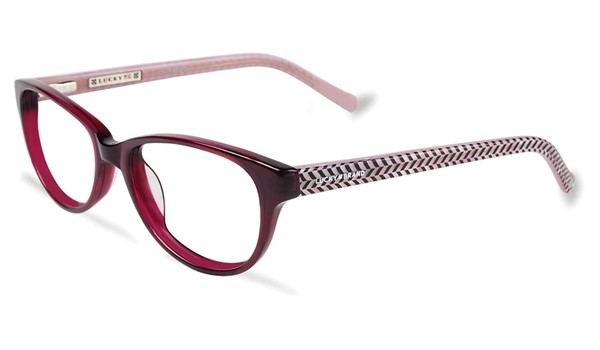 Lucky Brand Children's Eyeglasses D701 Burgundy