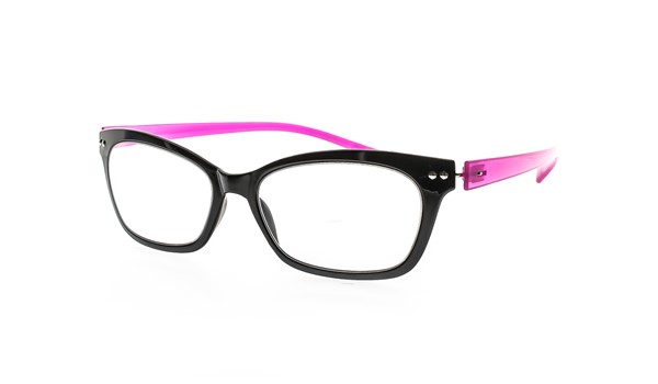 iGreen V2.4-C02 Kids Eyeglasses Shiny Black/Shiny Fuchsia