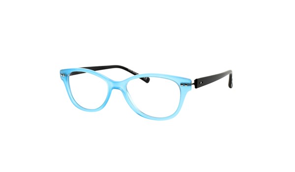iGreen V4.54-C16 Kids Eyeglasses Shiny Light Blue/Shiny Black