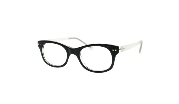 iGreen V4.57-C02 Kids Eyeglasses Shiny Black/Matt Crystal