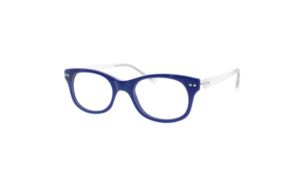iGreen V4.57-C04 Kids Eyeglasses Shiny Royal Blue/Matt Crystal