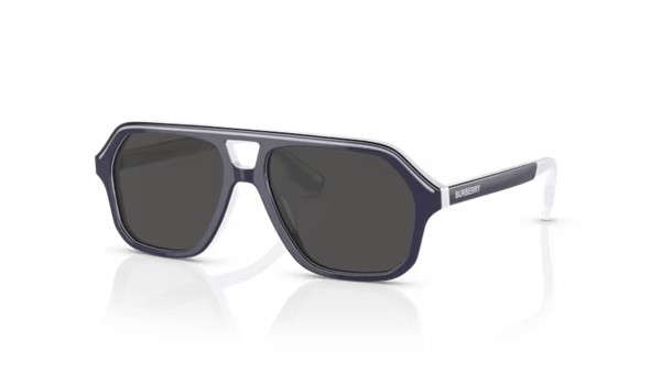Burberry 0JB4340 392687 Kids Sunglasses Blue Dark Grey Lenses