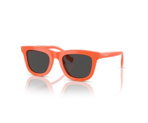 Burberry 0JB4356 393887 Kids Sunglasses Orange Dark Grey Lenses 