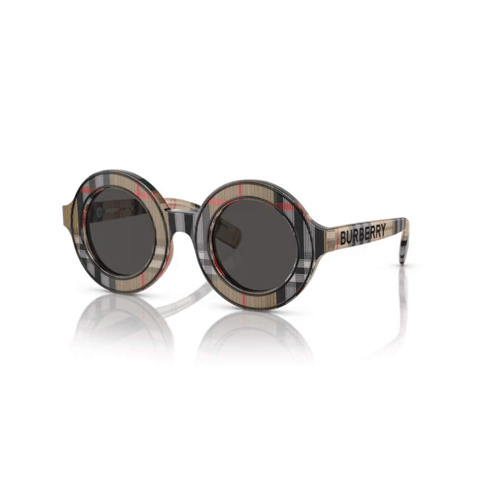 Burberry 0JB4386 377887 Kids Sunglasses Vintage Check Dark