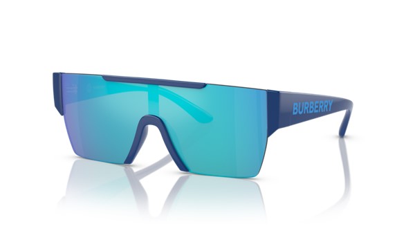 Burberry 0JB4387 404825 Kids Sunglasses Blue Green Mirror Light Blue Lenses