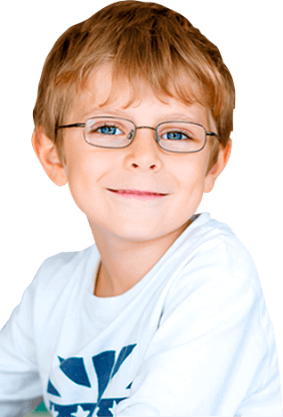 boy with eyeglasses